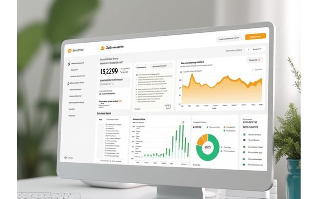 Interactive graph showing digital habits and screen time metrics, with serene background